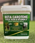BETA CAROTENE Folic acid&vitamin eمکمل غذایی مادیان های مولدبتاکاروتن،اسیدفولیک و ویتامینE - تصویر 2